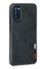 Uray store Samsung Galaxy A02S Kılıf Loop Deri Silikon - Lacivert - Görsel 3
