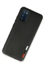 Uray store Samsung Galaxy A02S Kılıf Loop Deri Silikon - Siyah - Görsel 2