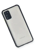 Uray store Samsung Galaxy A02S Kılıf Miami Şeffaf Silikon - Lacivert - Görsel 3