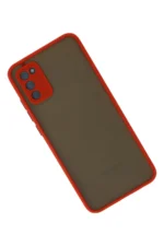 Uray store Samsung Galaxy A02S Kılıf Montreal Silikon Kapak - Kırmızı - Görsel 2