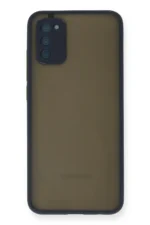 Uray store Samsung Galaxy A02S Kılıf Montreal Silikon Kapak - Lacivert