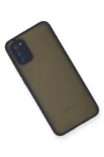 Uray store Samsung Galaxy A02S Kılıf Montreal Silikon Kapak - Lacivert - Görsel 3