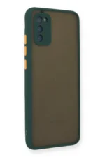 Uray store Samsung Galaxy A02S Kılıf Montreal Silikon Kapak - Yeşil - Görsel 2