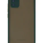Uray store Samsung Galaxy A02S Kılıf Montreal Silikon Kapak - Yeşil