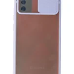 Uray store Samsung Galaxy A02S Kılıf Palm Buzlu Kamera Sürgülü Silikon - Lila