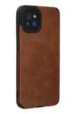 Uray store Samsung Galaxy A03 Kılıf Loop Deri Silikon - Kahverengi - Görsel 2