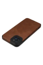 Uray store Samsung Galaxy A03 Kılıf Loop Deri Silikon - Kahverengi - Görsel 4