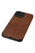 Uray store Samsung Galaxy A03 Kılıf Loop Deri Silikon - Kahverengi - Görsel 5