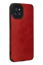 Uray store Samsung Galaxy A03 Kılıf Loop Deri Silikon - Kırmızı - Görsel 2