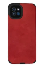 Uray store Samsung Galaxy A03 Kılıf Loop Deri Silikon - Kırmızı