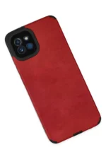 Uray store Samsung Galaxy A03 Kılıf Loop Deri Silikon - Kırmızı - Görsel 3