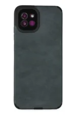 Uray store Samsung Galaxy A03 Kılıf Loop Deri Silikon - Lacivert