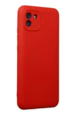 Uray store Samsung Galaxy A03 Kılıf Nano içi Kadife Silikon - Kırmızı - Görsel 2
