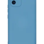 Uray store Samsung Galaxy A03 Kılıf Nano içi Kadife Silikon - Mavi