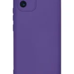 Uray store Samsung Galaxy A03 Kılıf Nano içi Kadife Silikon - Mor