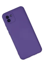 Uray store Samsung Galaxy A03 Kılıf Nano içi Kadife Silikon - Mor - Görsel 3