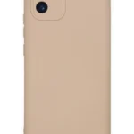 Uray store Samsung Galaxy A03 Kılıf Nano içi Kadife Silikon - Pudra