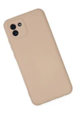 Uray store Samsung Galaxy A03 Kılıf Nano içi Kadife Silikon - Pudra - Görsel 3