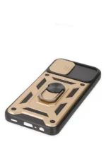 Uray store Samsung Galaxy A03 Kılıf Pars Lens Yüzüklü Silikon - Gold - Görsel 4