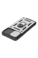 Uray store Samsung Galaxy A03 Kılıf Pars Lens Yüzüklü Silikon - Gümüş - Görsel 5