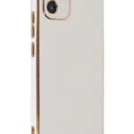 Uray store Samsung Galaxy A03 Kılıf Volet Silikon - Beyaz