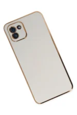 Uray store Samsung Galaxy A03 Kılıf Volet Silikon - Beyaz - Görsel 3