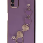 Uray store Samsung Galaxy A03S Kılıf Esila Silikon - Mor