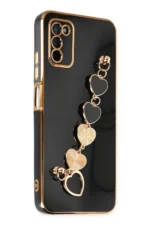 Uray store Samsung Galaxy A03S Kılıf Esila Silikon - Siyah