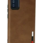 Uray store Samsung Galaxy A03S Kılıf Loop Deri Silikon - Kahverengi