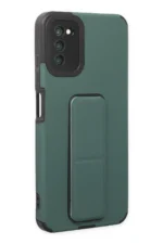 Uray store Samsung Galaxy A03S Kılıf Mega Standlı Silikon - Yeşil - Görsel 2
