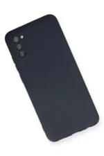 Uray store Samsung Galaxy A03S Kılıf Nano içi Kadife Silikon - Lacivert - Görsel 3