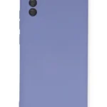 Uray store Samsung Galaxy A03S Kılıf Nano içi Kadife Silikon - Lila