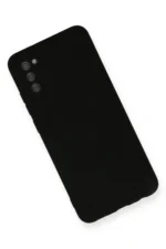 Uray store Samsung Galaxy A03S Kılıf Nano içi Kadife Silikon - Siyah - Görsel 2