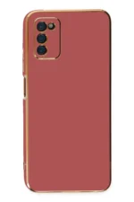 Uray store Samsung Galaxy A03S Kılıf Volet Silikon - Kırmızı - Görsel 2