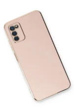 Uray store Samsung Galaxy A03S Kılıf Volet Silikon - Pembe - Görsel 3