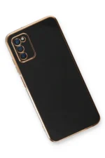 Uray store Samsung Galaxy A03S Kılıf Volet Silikon - Siyah - Görsel 3