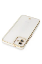 Uray store Samsung Galaxy A04 Kılıf Liva Lens Silikon - Beyaz - Görsel 4