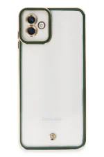 Uray store Samsung Galaxy A04 Kılıf Liva Lens Silikon - Yeşil - Görsel 2