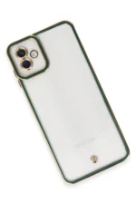 Uray store Samsung Galaxy A04 Kılıf Liva Lens Silikon - Yeşil - Görsel 3