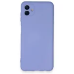 Uray store Samsung Galaxy A04 Kılıf Nano içi Kadife Silikon - Lila