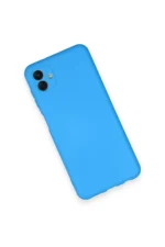 Uray store Samsung Galaxy A04 Kılıf Nano içi Kadife Silikon - Mavi - Görsel 3