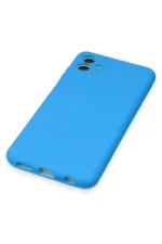 Uray store Samsung Galaxy A04 Kılıf Nano içi Kadife Silikon - Mavi - Görsel 5