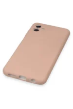 Uray store Samsung Galaxy A04 Kılıf Nano içi Kadife Silikon - Pudra - Görsel 5