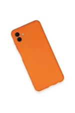 Uray store Samsung Galaxy A04 Kılıf Nano içi Kadife Silikon - Turuncu - Görsel 3