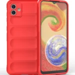 Uray store Samsung Galaxy A04 Kılıf Optimum Silikon - Kırmızı