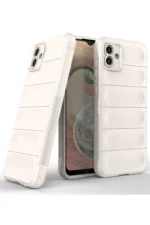 Uray store Samsung Galaxy A04 Kılıf Optimum Silikon - Krem - Görsel 2
