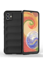 Uray store Samsung Galaxy A04 Kılıf Optimum Silikon - Siyah