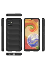 Uray store Samsung Galaxy A04 Kılıf Optimum Silikon - Siyah - Görsel 3