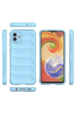Uray store Samsung Galaxy A04 Kılıf Optimum Silikon - Sky Blue - Görsel 3
