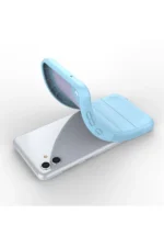 Uray store Samsung Galaxy A04 Kılıf Optimum Silikon - Sky Blue - Görsel 4